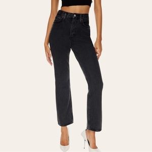 NWT AGOLDE Vintage High Rise Boot Jean in Percolate Organic Cotton Denim Size 28